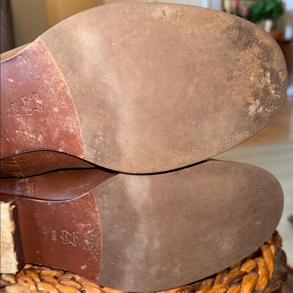 Tory Burch Brown Leather Riding Boots Size 10M - Picture 10 of 11